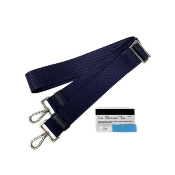 PRADA - Navy Nylon Leather Business Bag 590-061625 - Picture 14 of 14